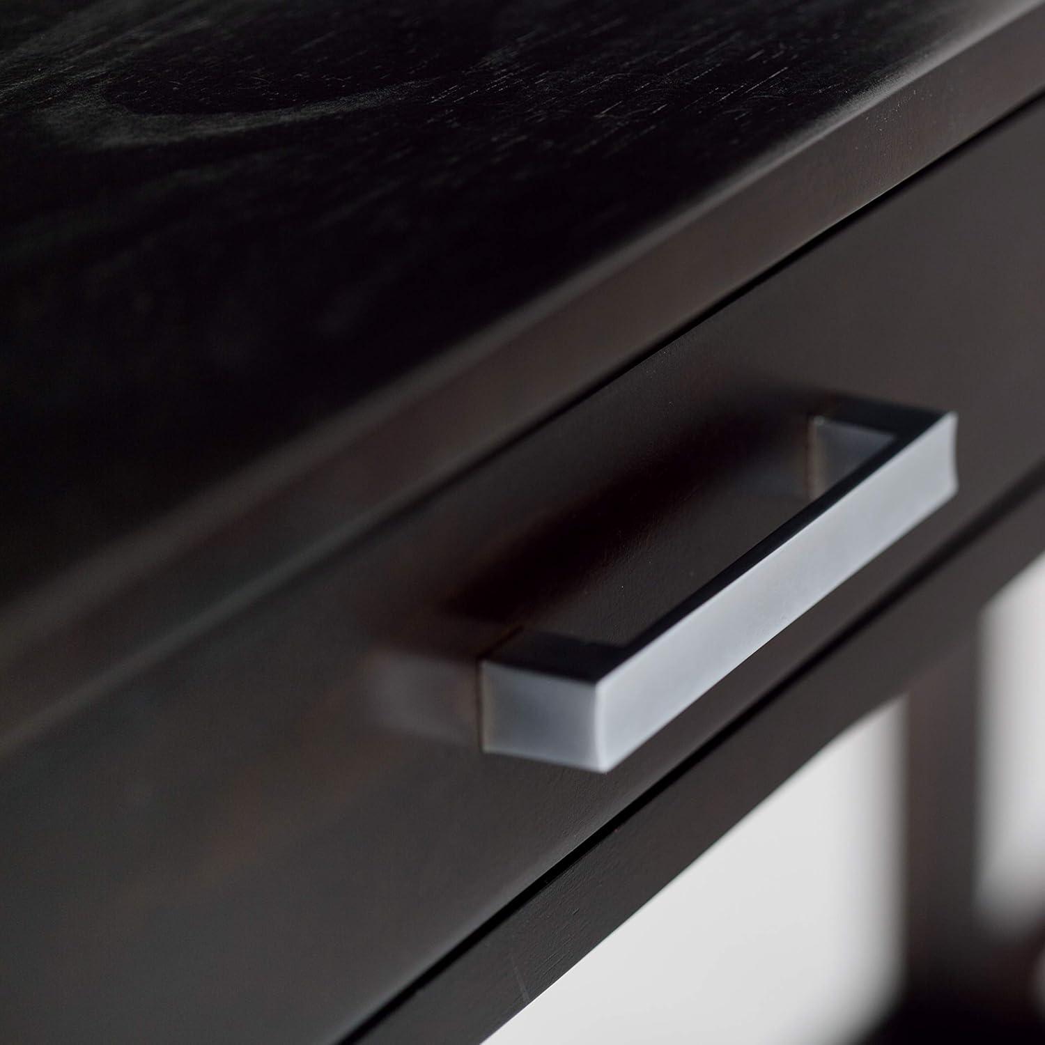 Simpli Home Kitchener 47"W Solid Wood Contemporary Storage Console Table with 2 Drawers and Bottom Storage Shelf