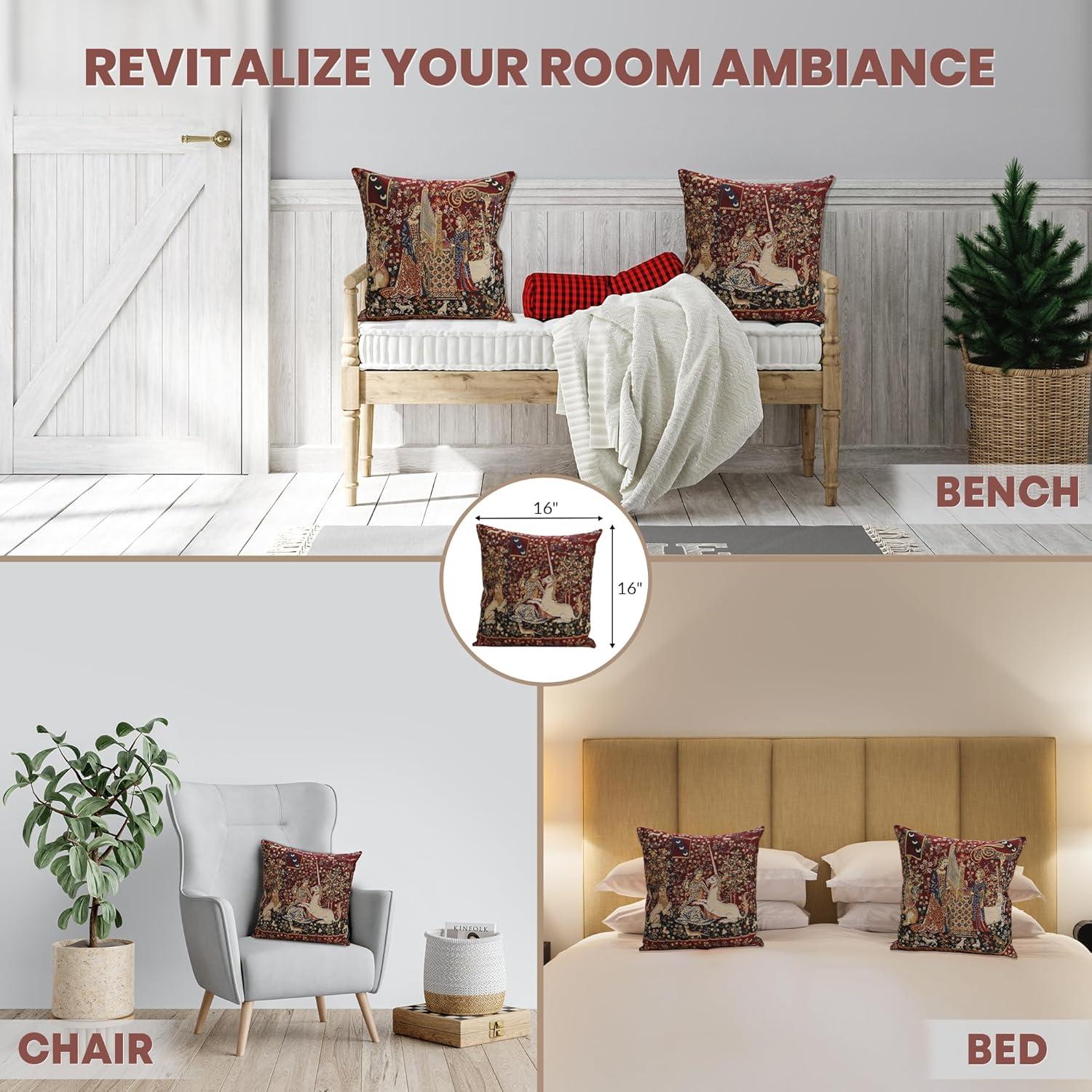 Charlotte Home Furnishings Cotton Blend Pillow Cover