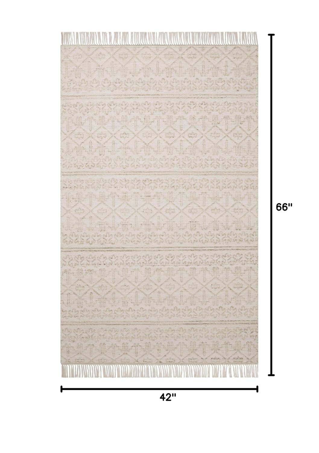 Angela Rose x Loloi Angela Rose x Loloi Reversible Rivers Sand / Ivory Area Rug