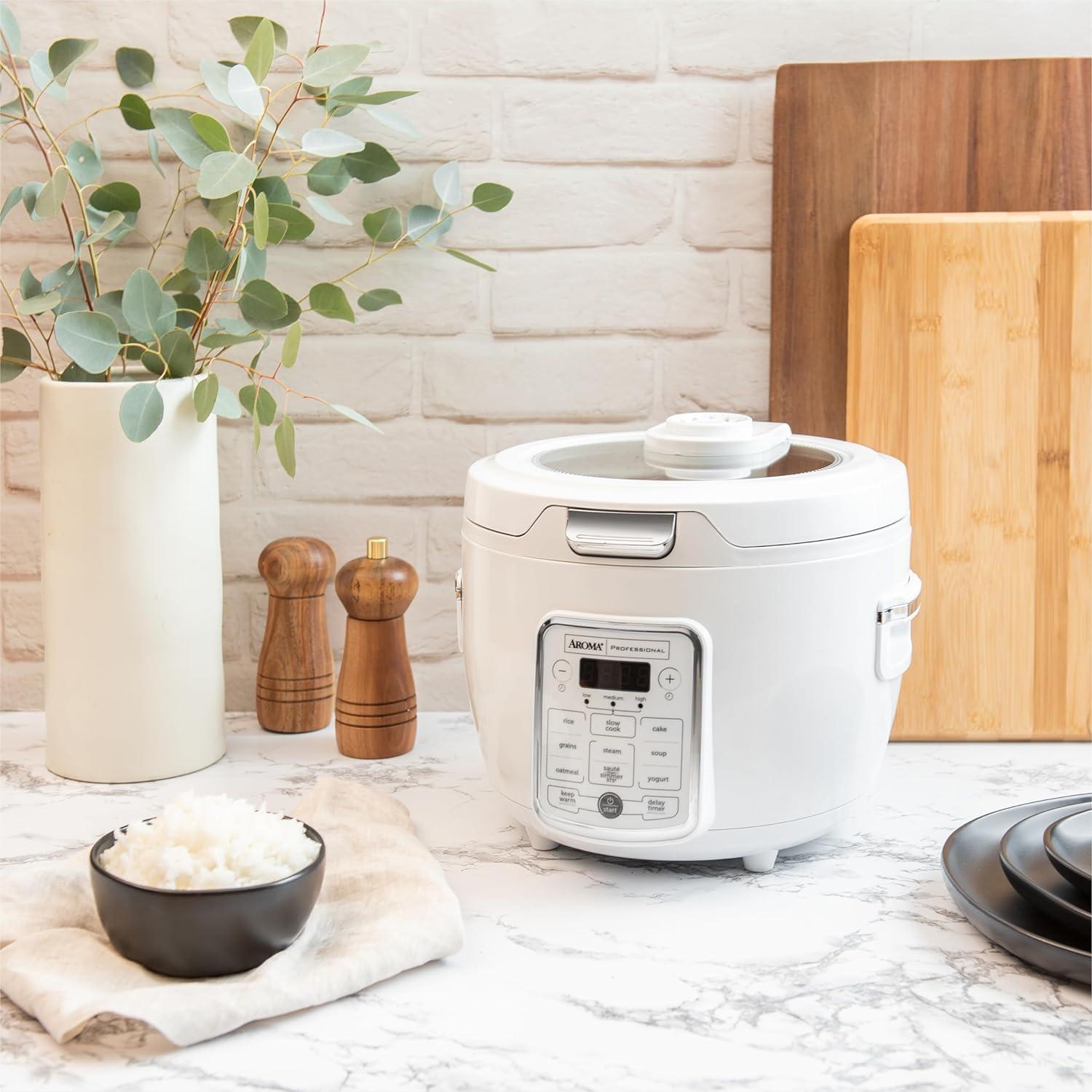 AROMA® Professional 20-Cup (Cooked) / 4Qt. Digital Rice & Grain Multicooker (ARC-1230W)