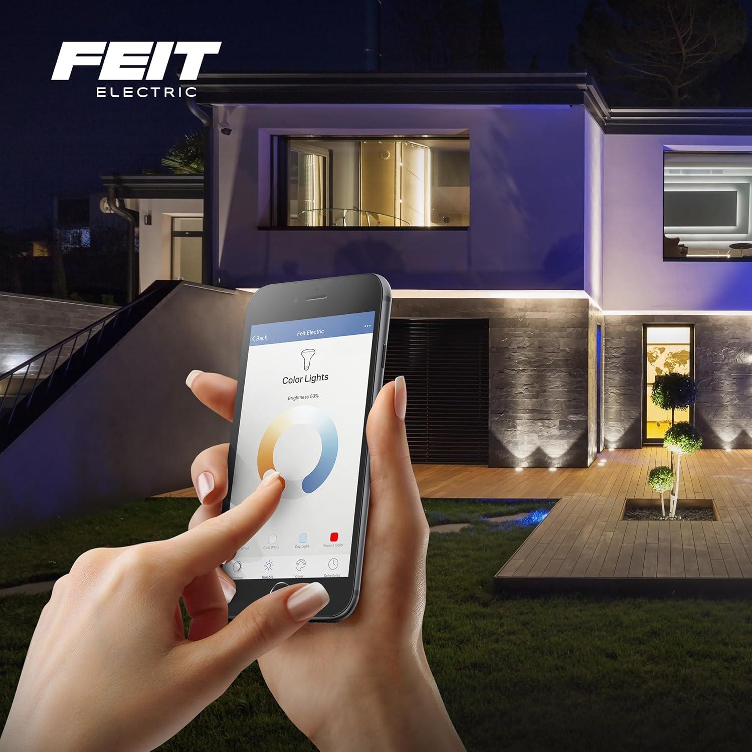 Feit Electric 8.8W (60W Replacement) Tunable White E26 Base A19 Smart WiFi LED Light Bulb