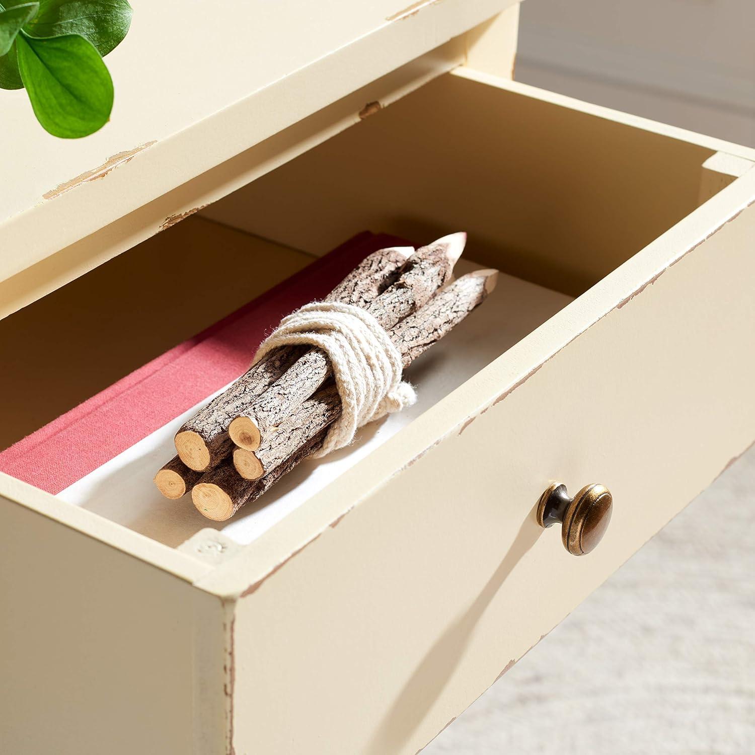 Floris End Table With Storage