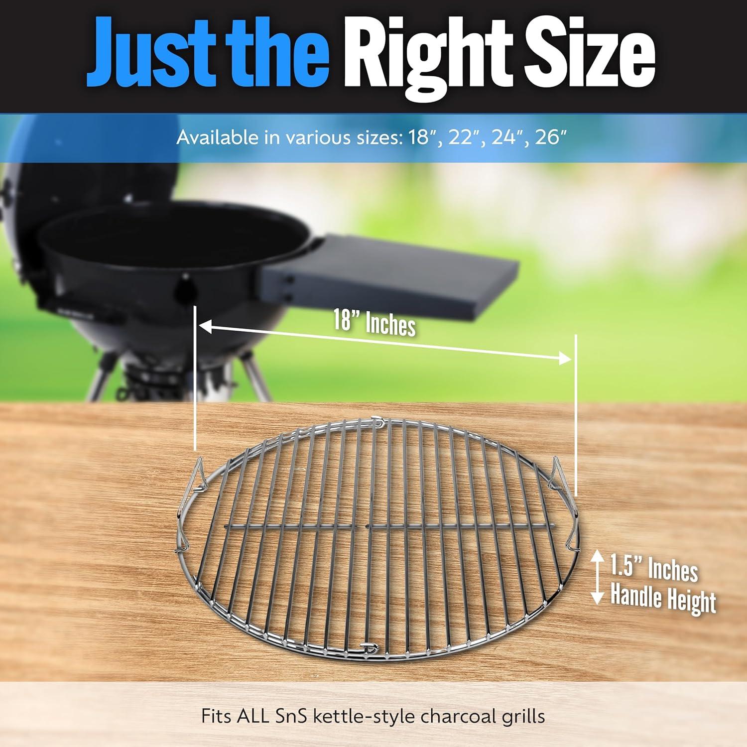 EasySpin™ Grate 18 in by SnS Grills