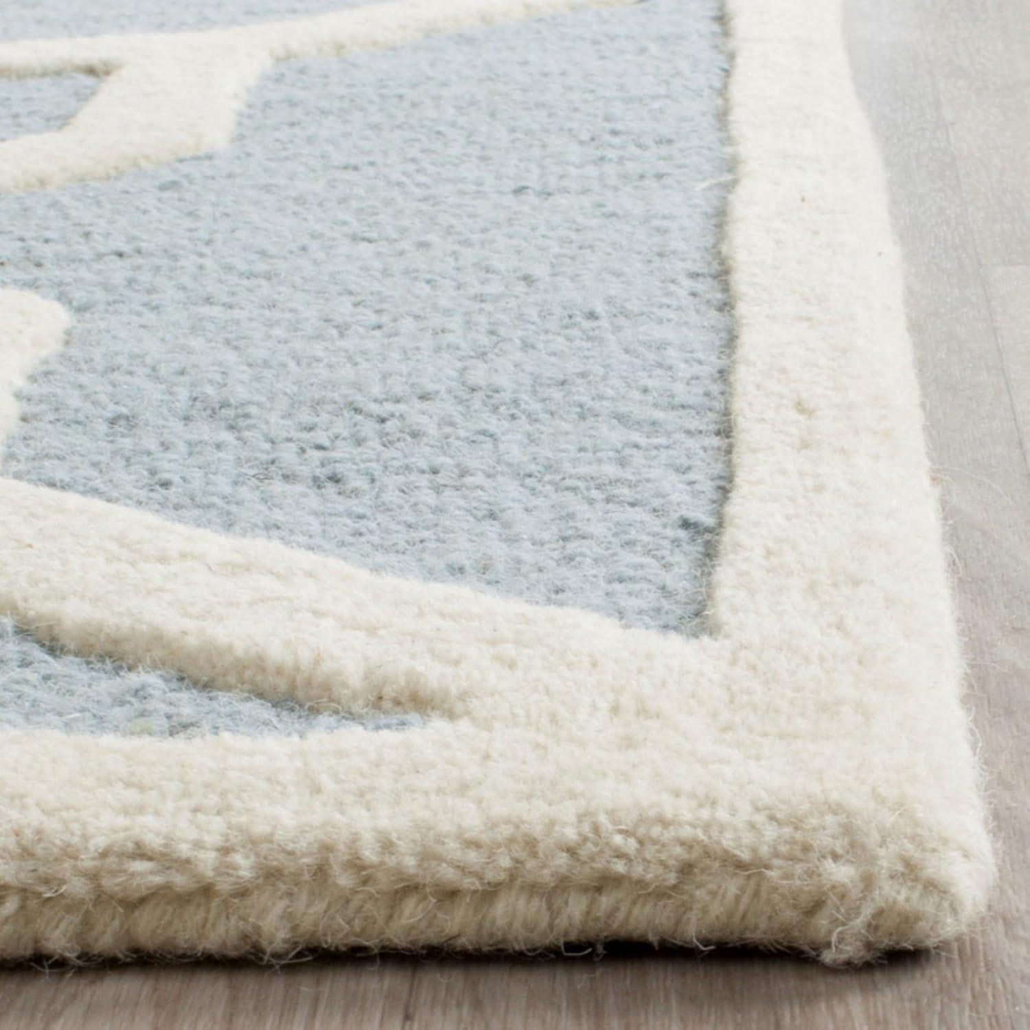 Cambridge CAM722 Tufted Indoor Area Rug - Dark Grey/Ivory - 8'x10' - Safavieh