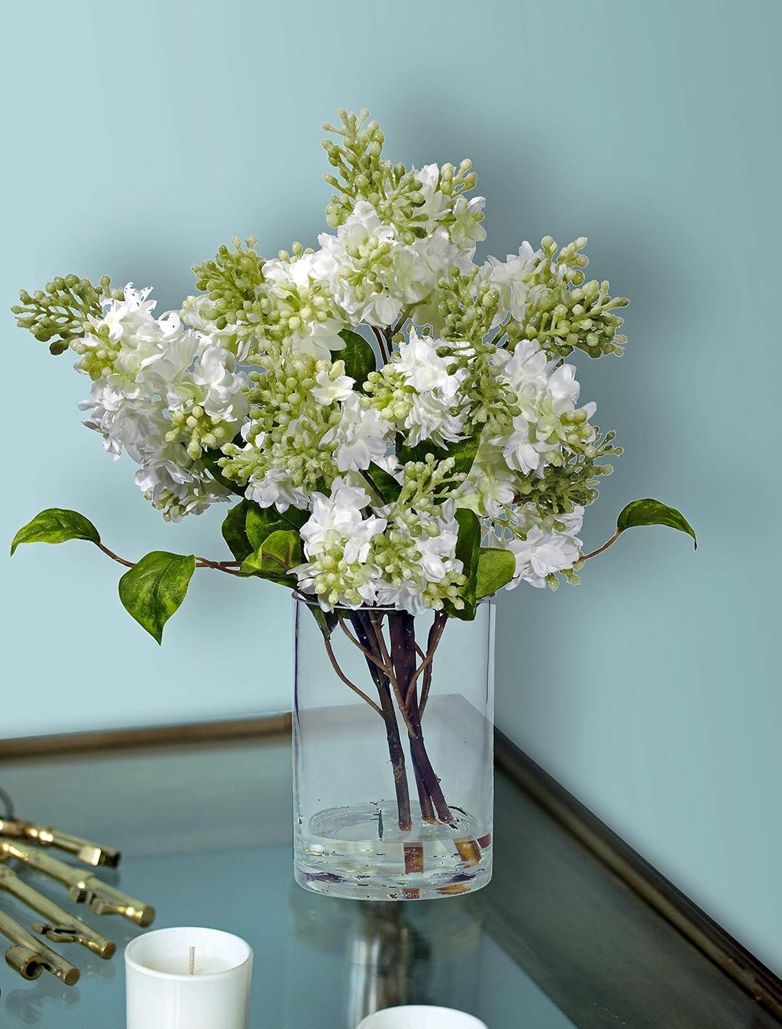 Nearly Natural Lilac Artificial Flower Arrangement