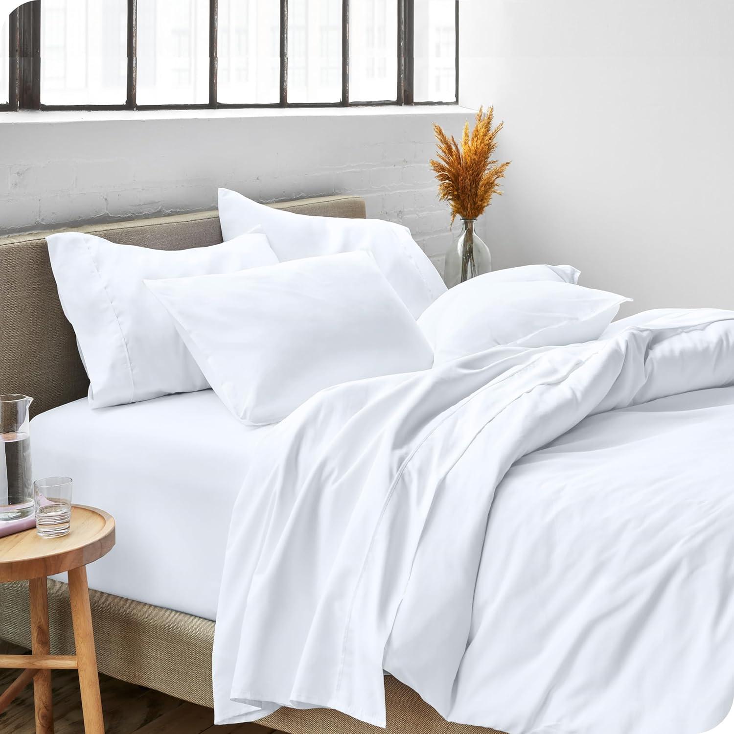 4 Piece Sheet Set - Ultra Soft, Double Brushed, Easy Care - Bare Home