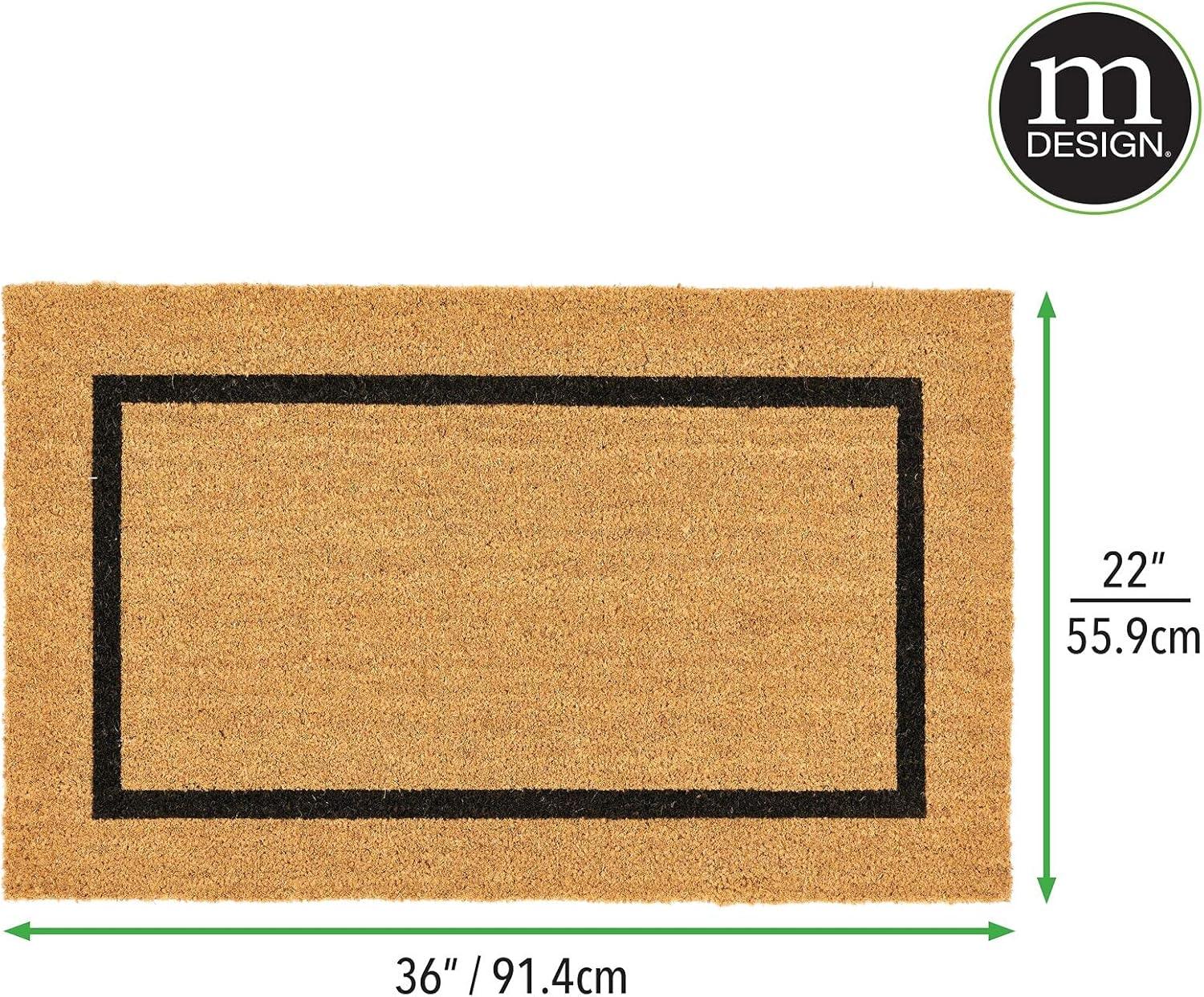 Natural Coir and Rubber Non-Slip Outdoor Door Mat