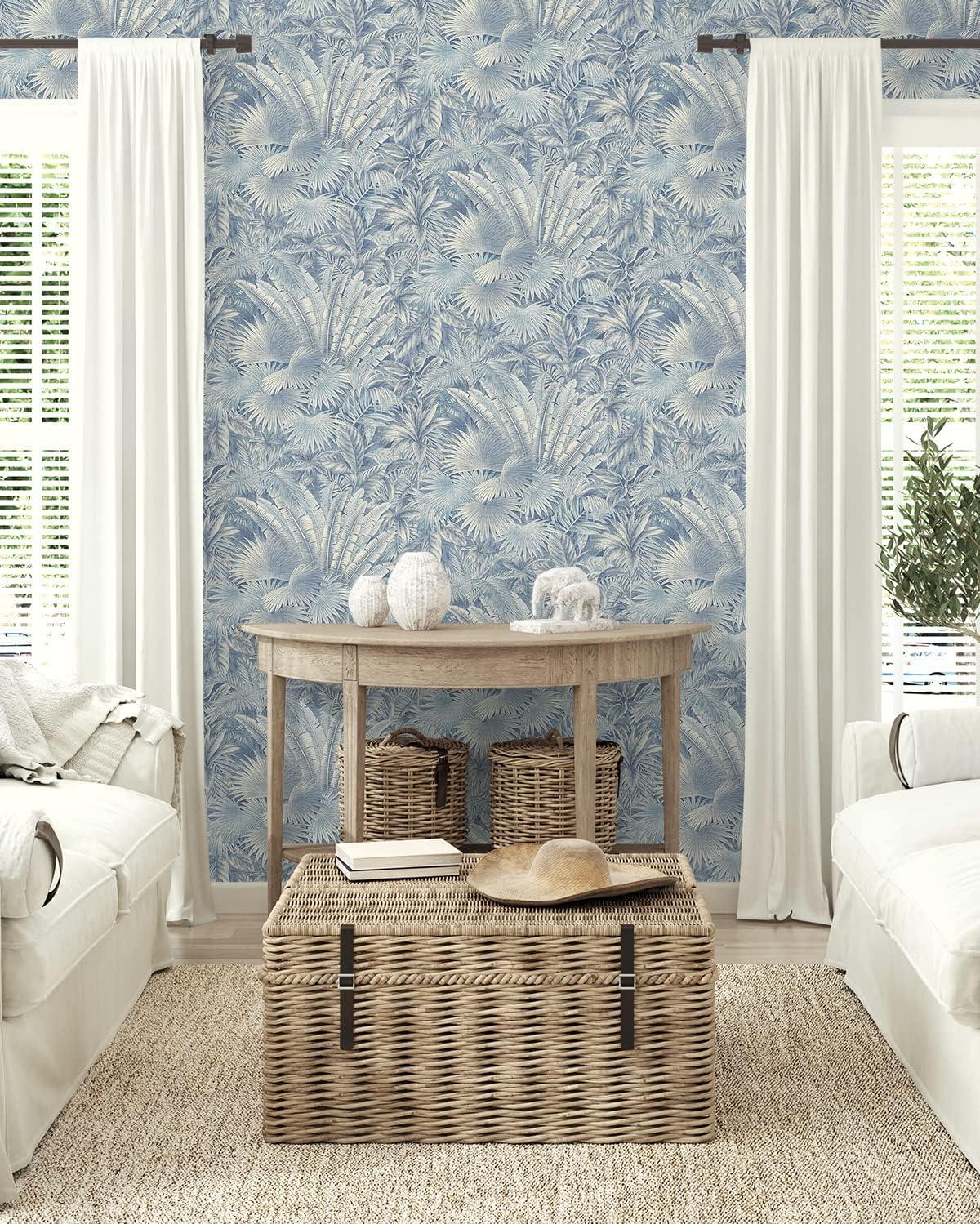 Tommy Bahama Bahamian Breeze Palm 18' L x 20.5" W Peel & Stick Wallpaper Roll