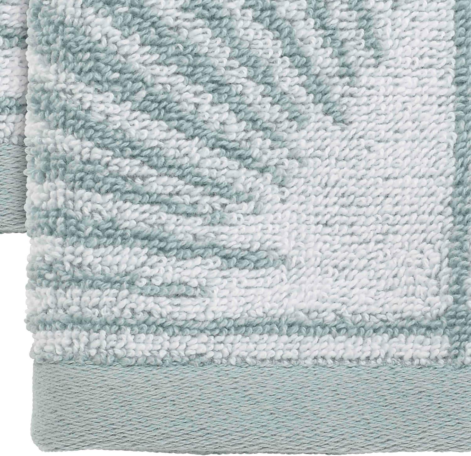 Nicole Miller Kendall Cotton Honeycomb / Waffle Bath Towels (Set of 2)