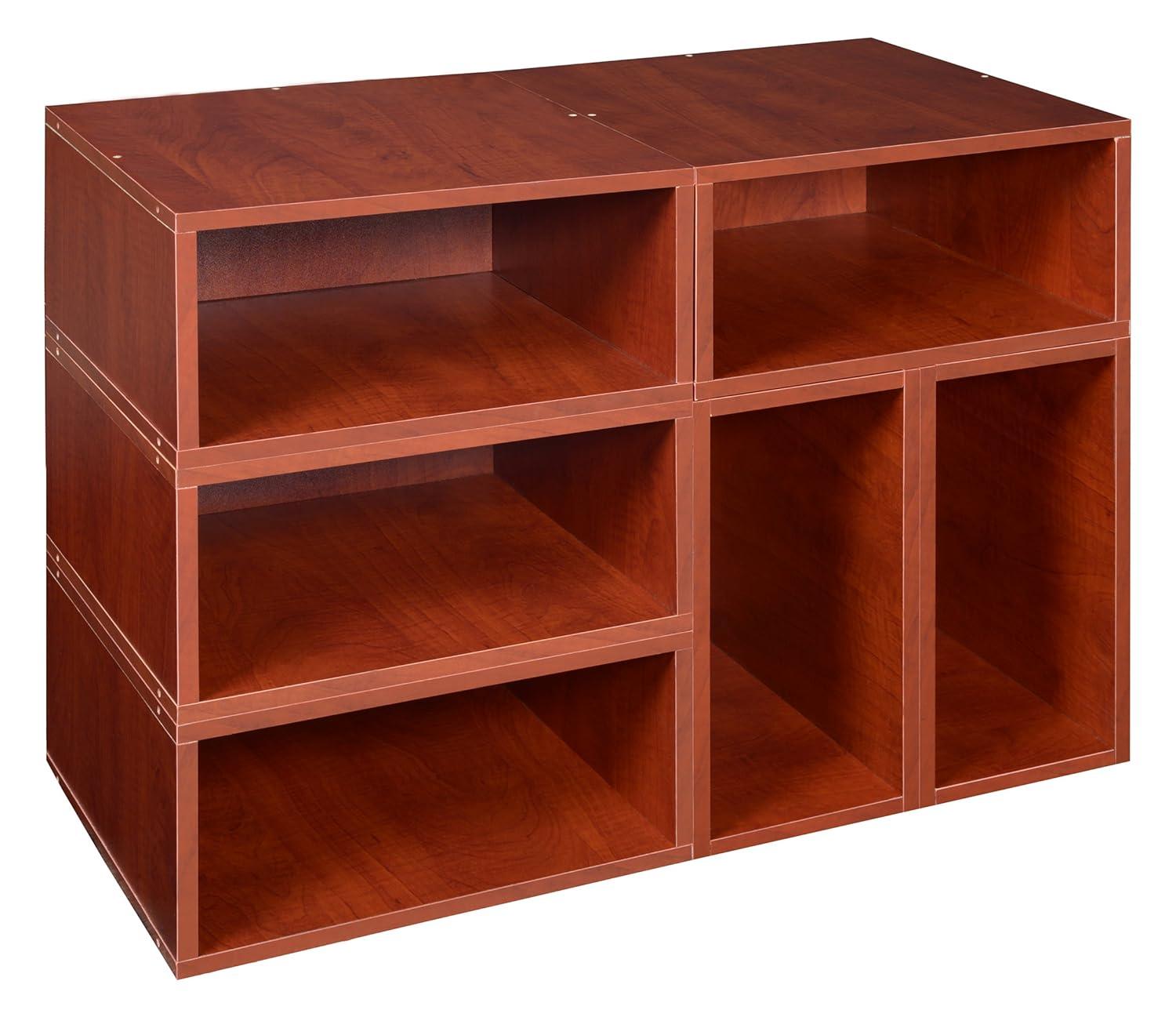 Niche Square Cubo Storage Set - 6 Half Size Cube, Truffle