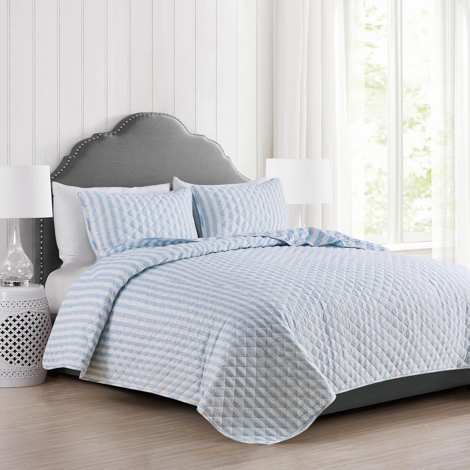 Market & Place Sofia No Striped Quilt Set