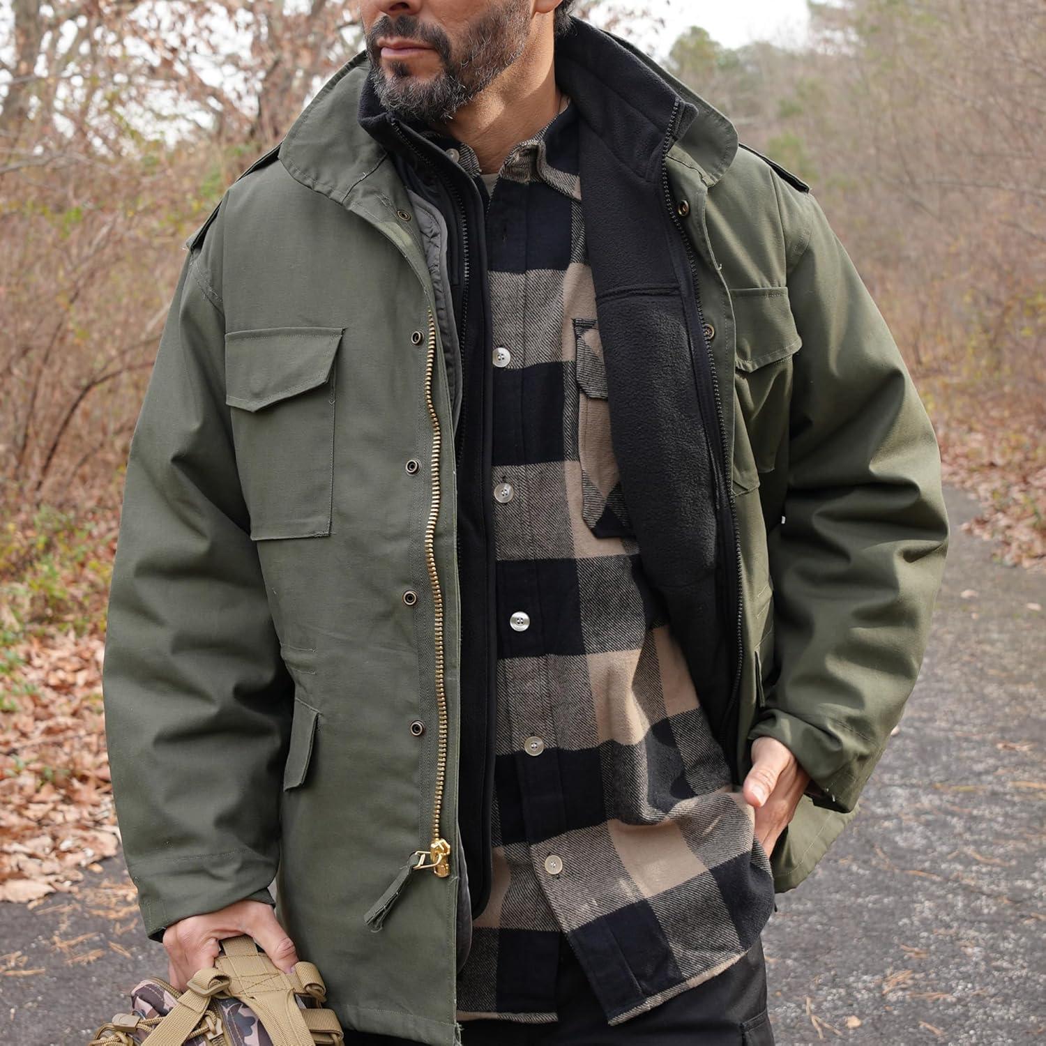 Camo M-65 Field Jacket with Removable Liner