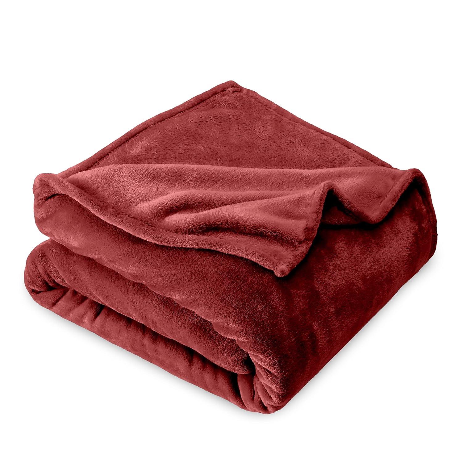 Bare Home Bare Home Microplush Fleece Blanket - Fuzzy, Warm, Bed/Throw Blanket