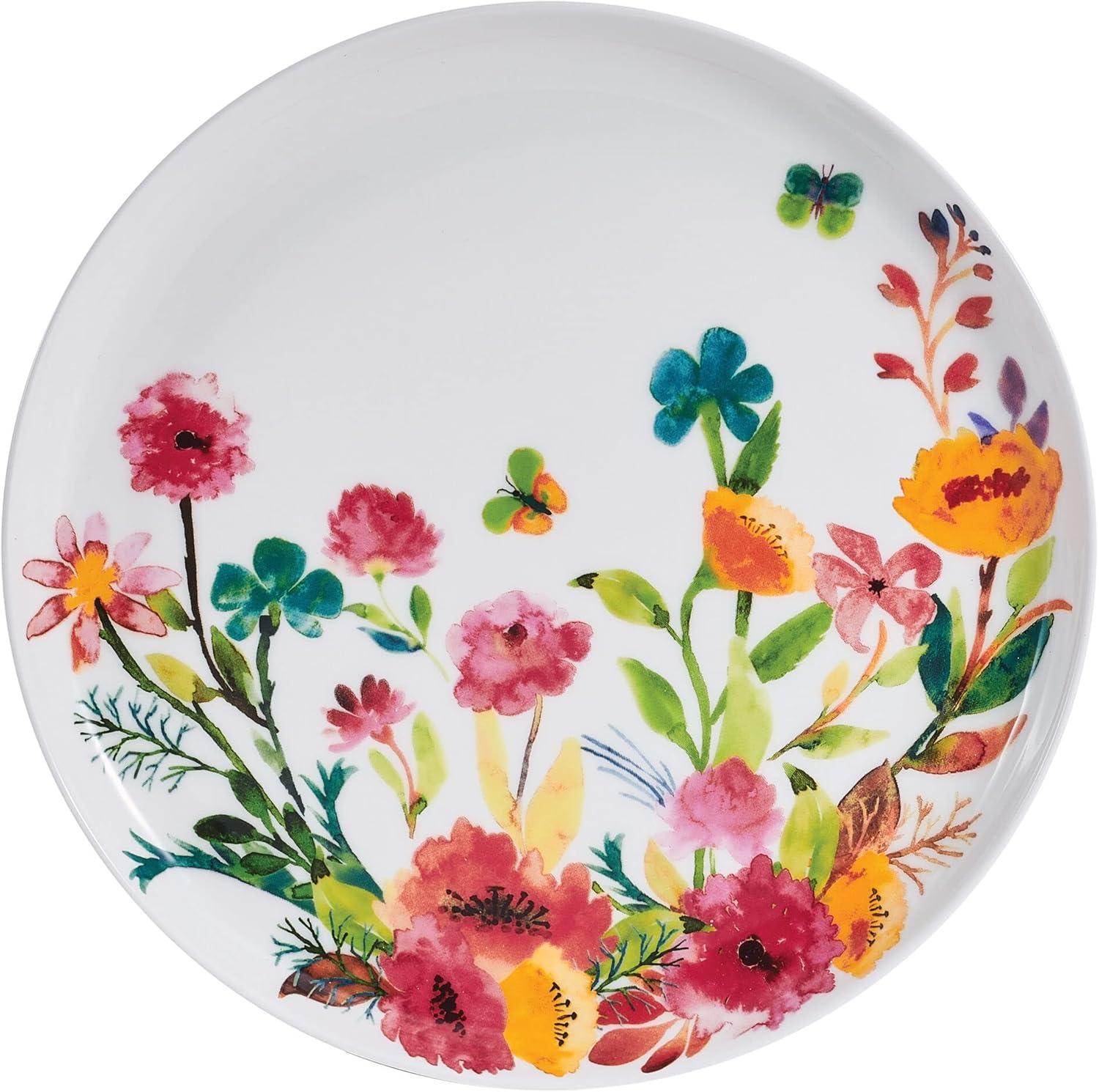 Karina Floral Porcelain 12-Piece Dinnerware Set, Service for 4