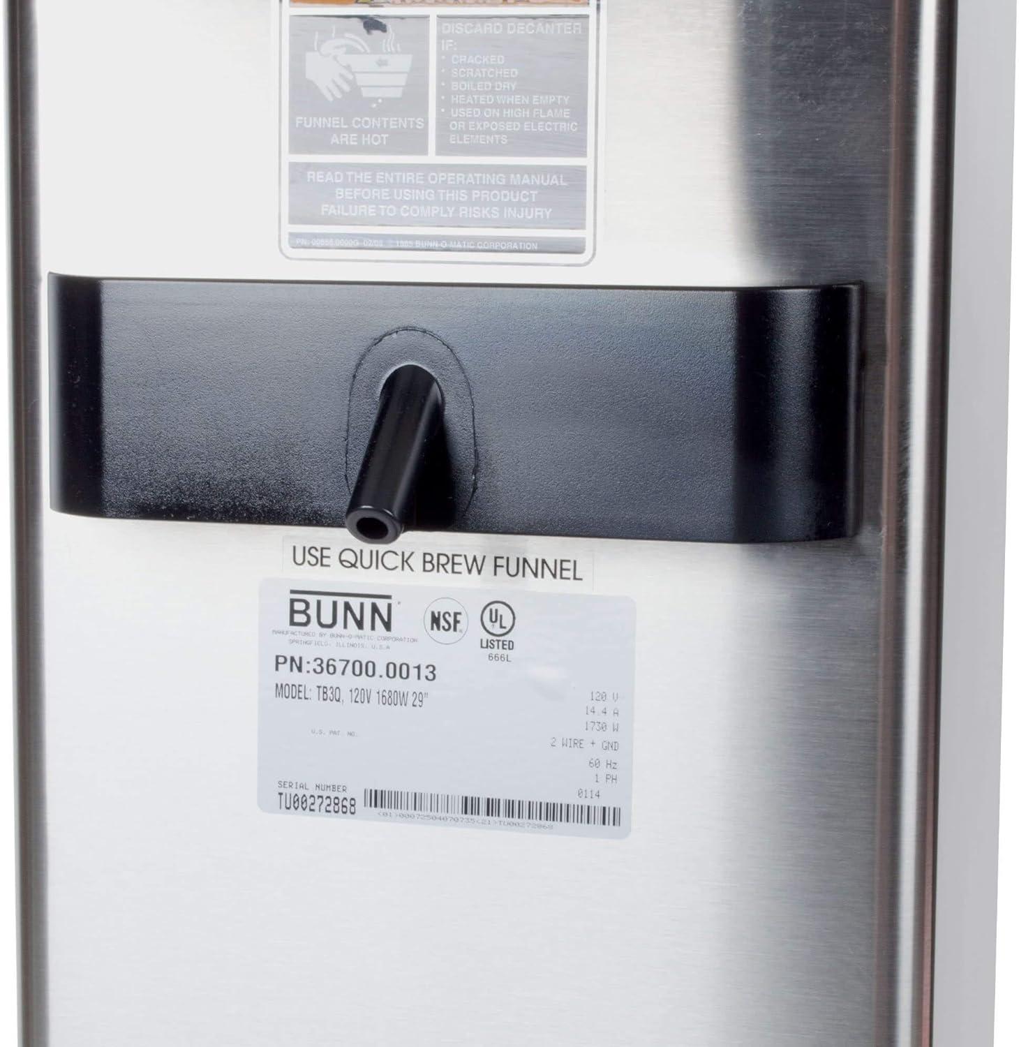 Stainless Steel 14.4 qt Direct Serve Iced Tea Maker