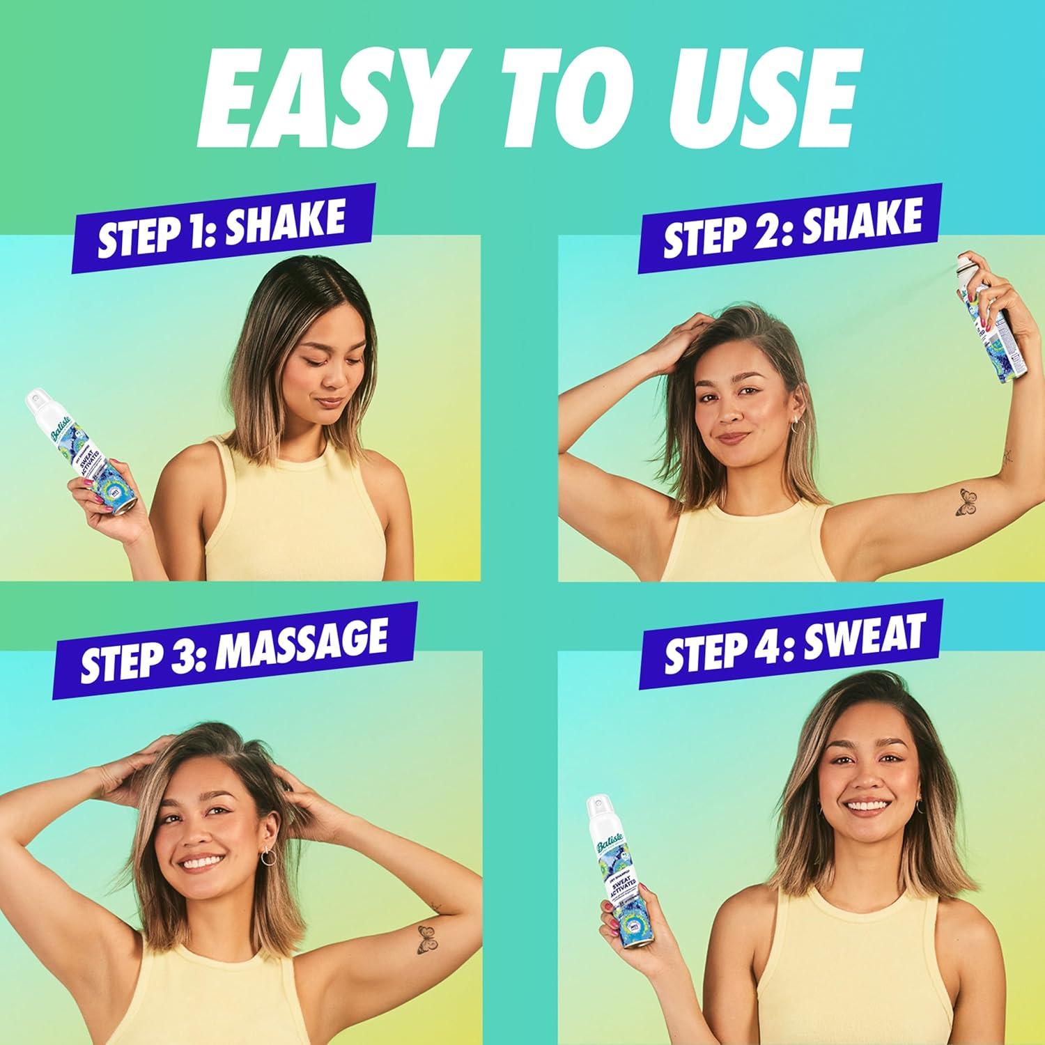 Batiste Sweat Activated Dry Shampoo - 3.81oz