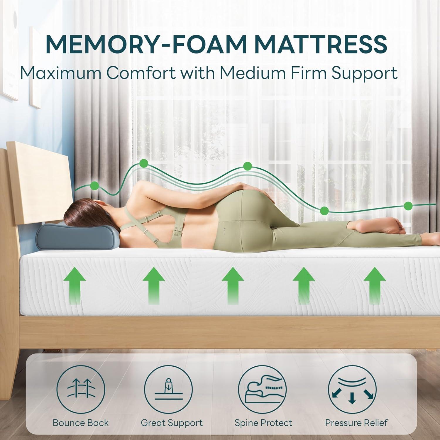 Alwyn Home Medium Cooling Gel Memory Foam Mattress