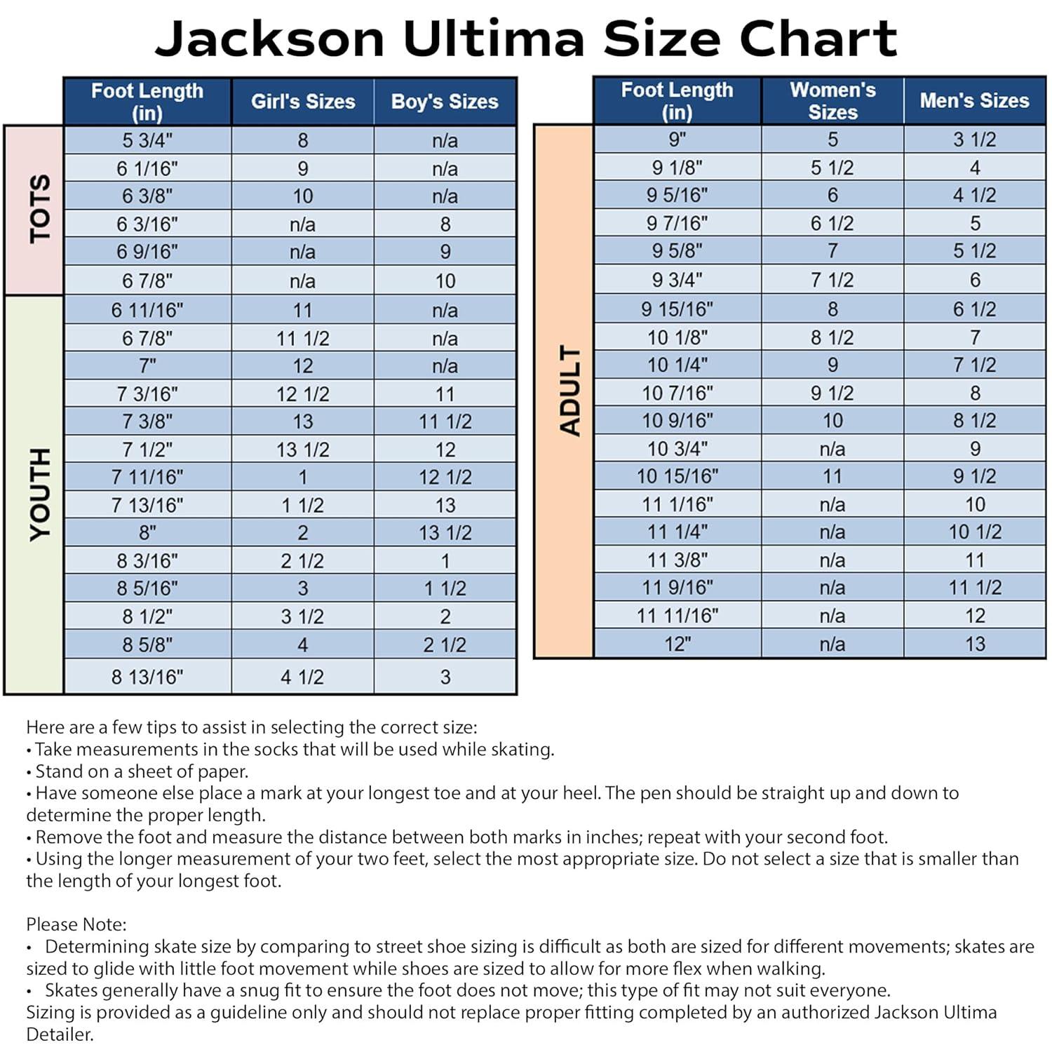 Jackson Classic 200/500 Womens/Girls Figure Ice Skates, Medium Width