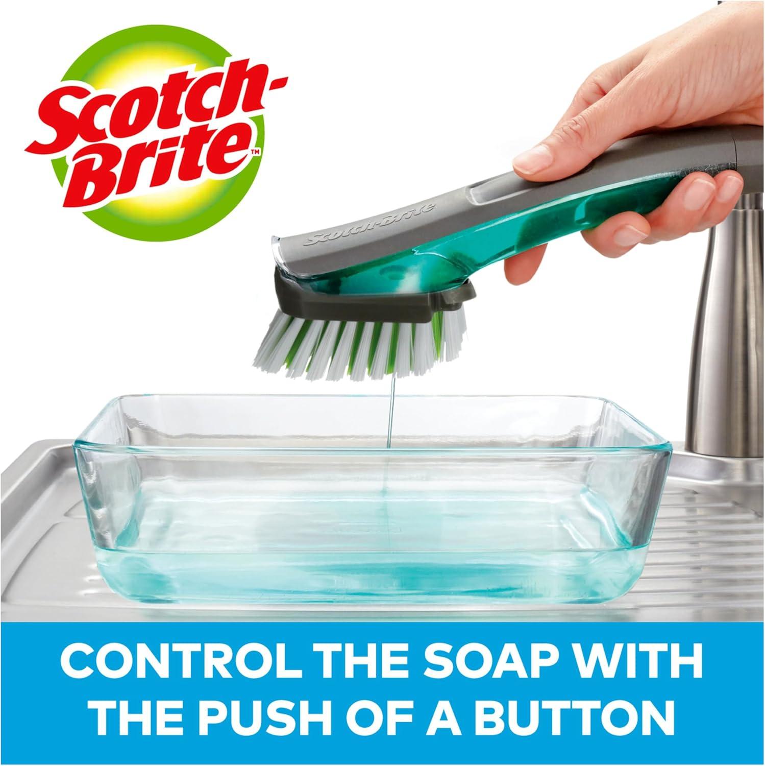 Scotch-Brite Soap Control Brush Scrubber Dishwand, 1 Brush