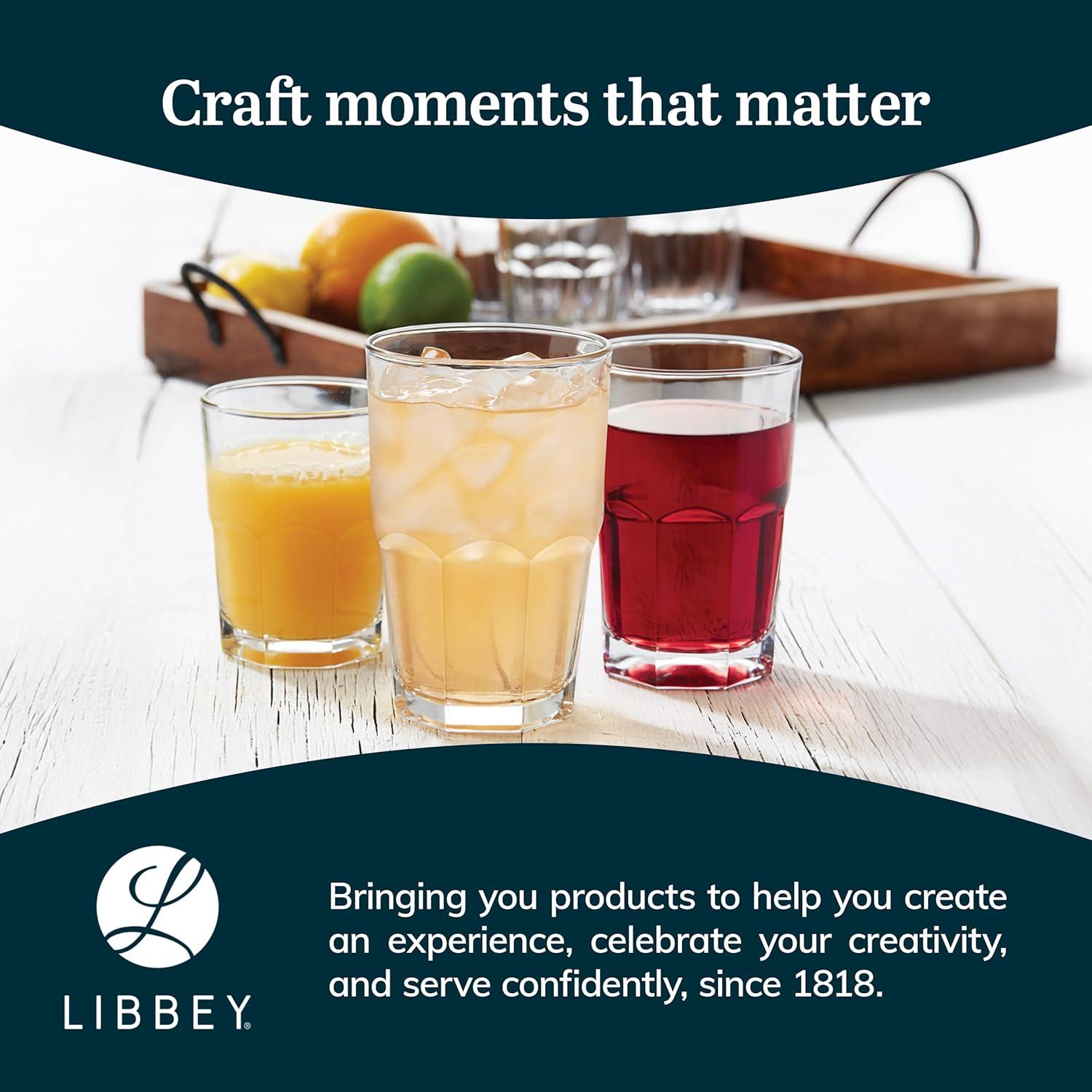 Libbey Libbey Boston 18-Piece Tumbler, Rocks and Juice Glass Set