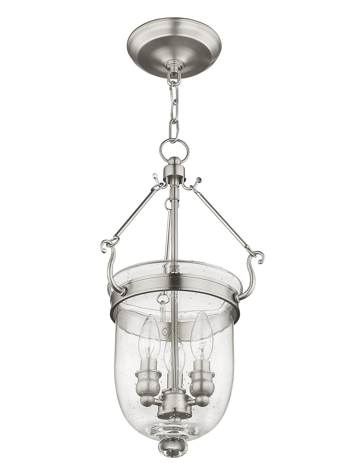 Livex Lighting Jefferson 3 - Light Chandelier in  Brushed Nickel