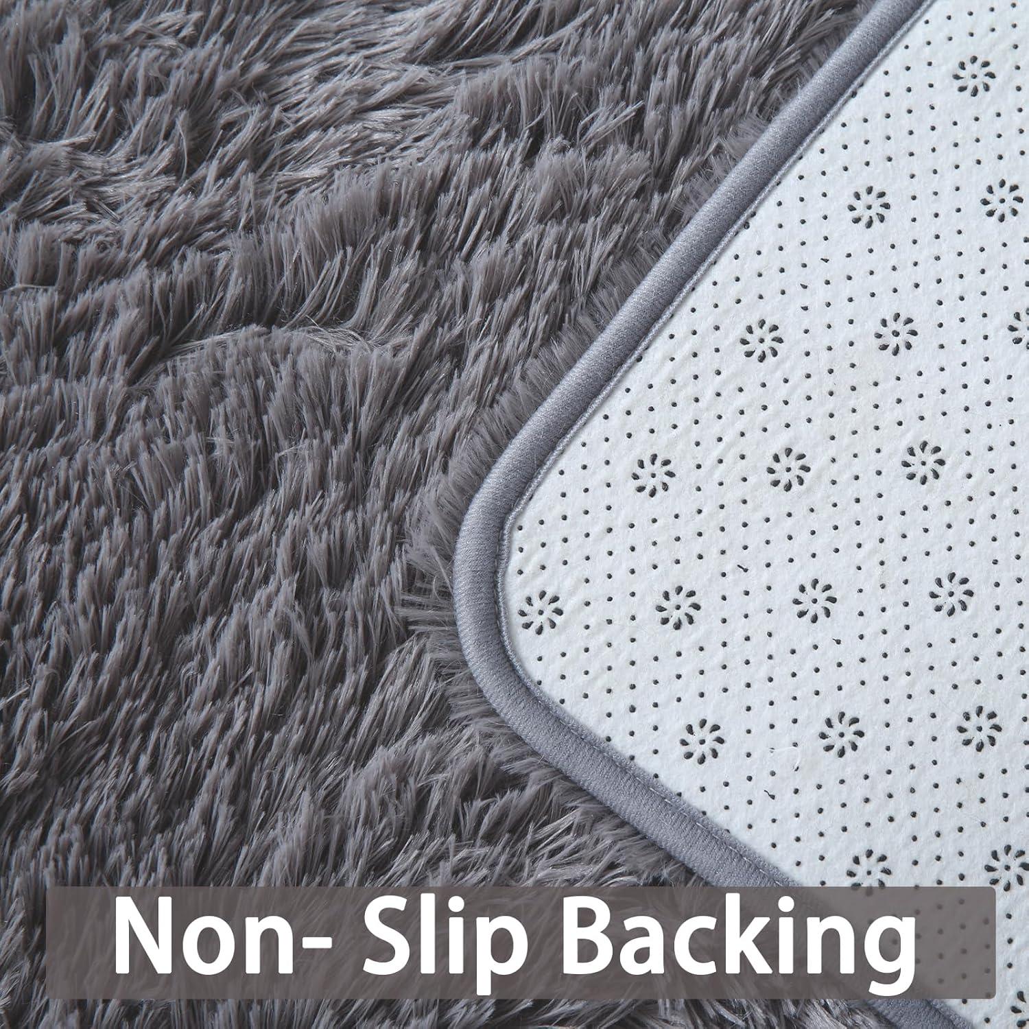 nuLOOM Cloud Shag Accent Rug, 3x5, Gray