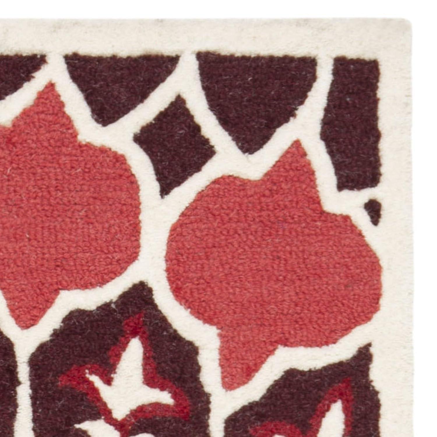 Bellagio BLG610 Hand Tufted Accent Rug - Red/Ivory - 2'x3' - Safavieh.