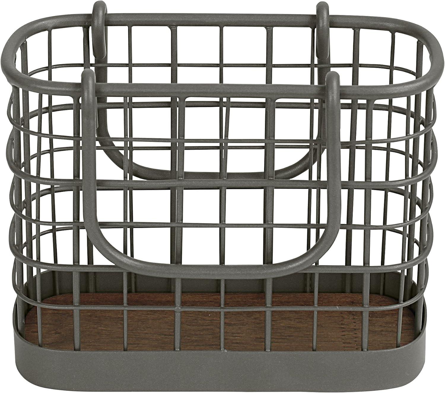 Spectrum Diversified Vintage Napkin Holder, Industrial Gray