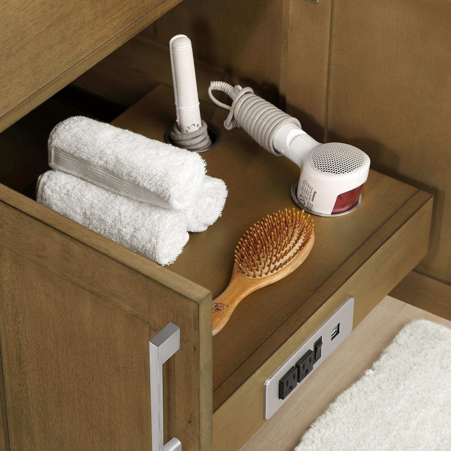 OVE Decors Athea 72 in. W Bath Vanity with Premium Countertop and Power Bar