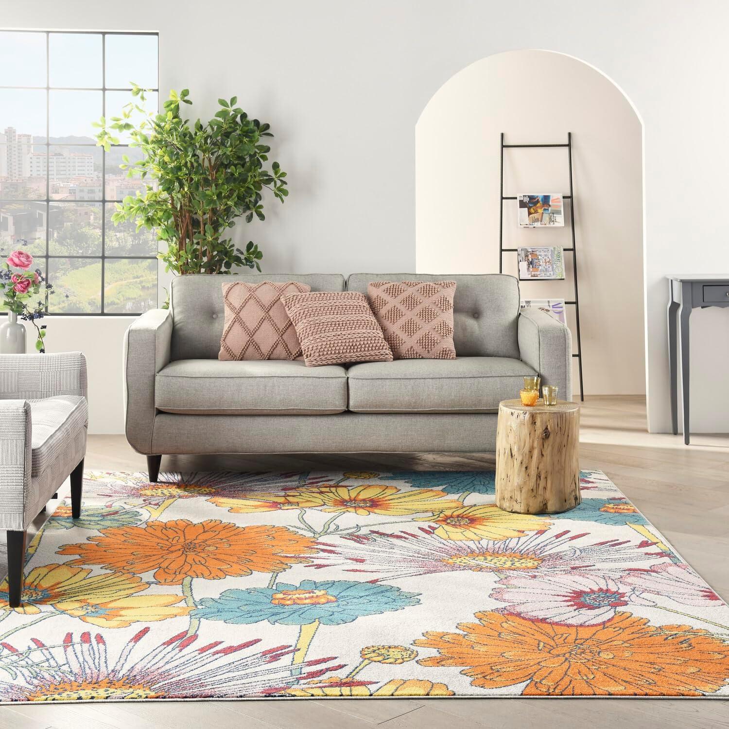 Nourison Allur Oversized Flowers Indoor Area Rug