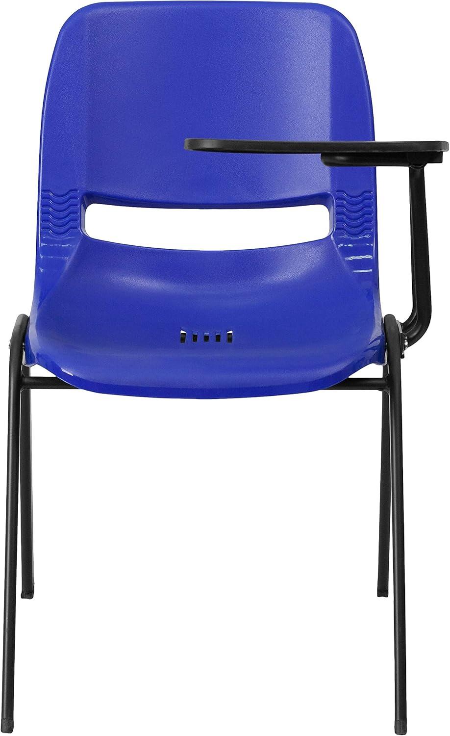 Flash Furniture Westley Ergonomic Shell Chair with Left Handed Flip-Up Tablet Arm