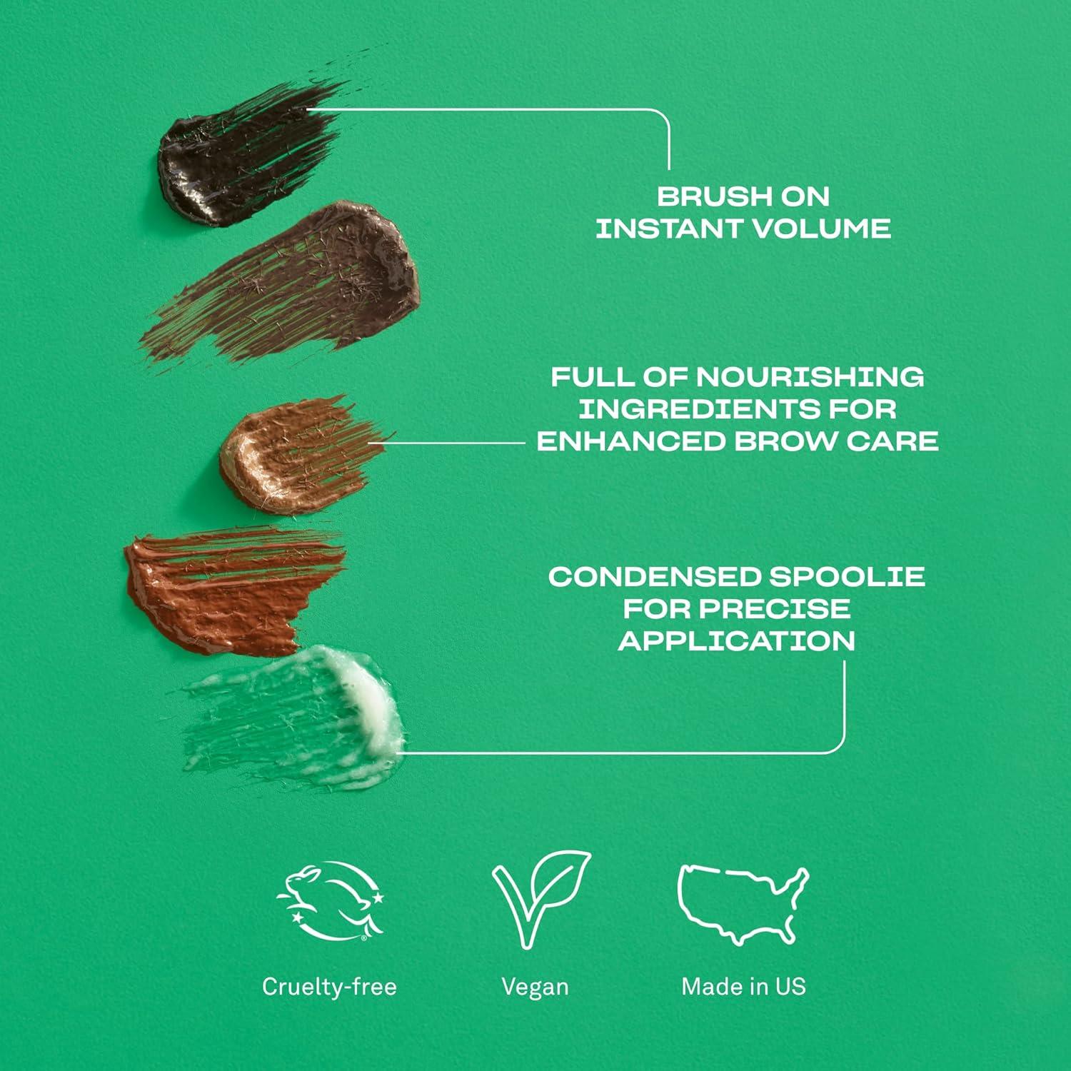 Babe Original Volumizing Brow Filler Eyebrow Tint Gel, Dark Brown, 3.5 mL