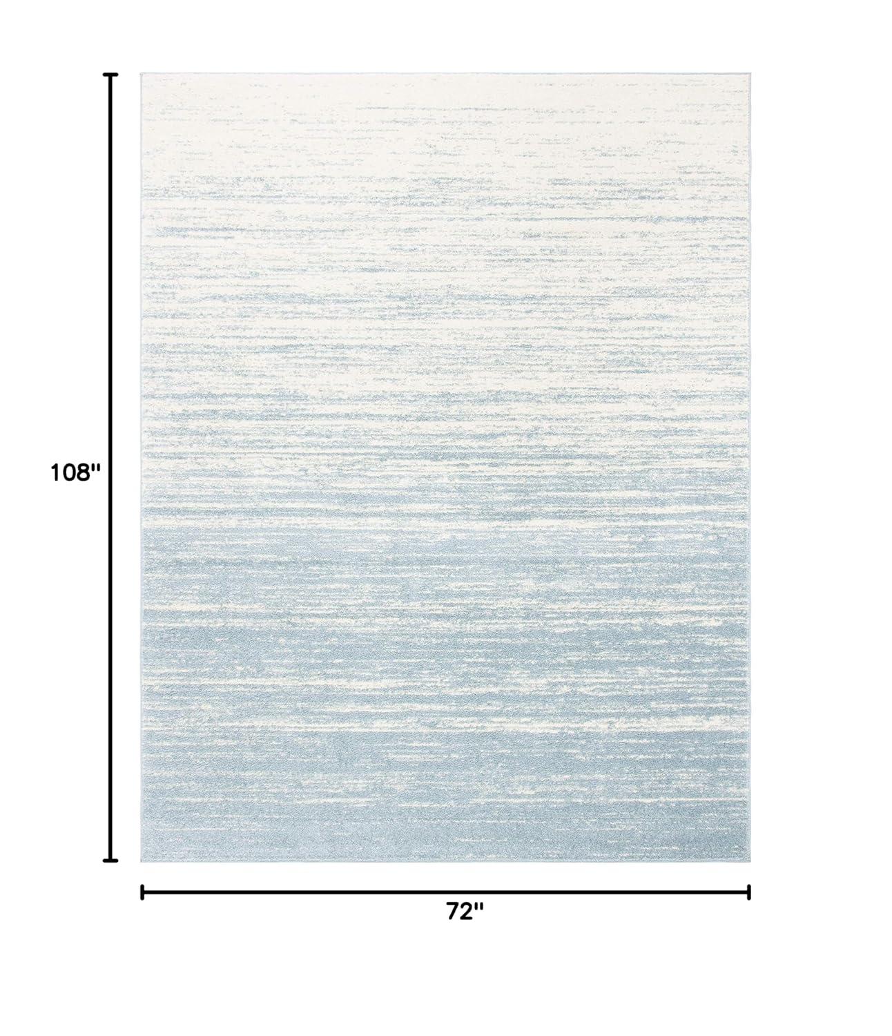 Adirondack ADR113 Machine Made Indoor Area Rug - Slate/Cream - 6'x9' - Safavieh