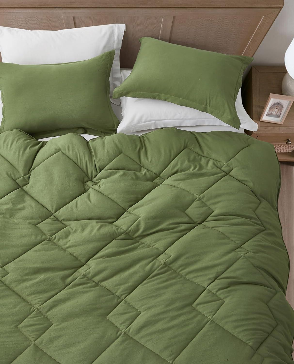 Chezmoi Collection Logan Solid Comforter Set