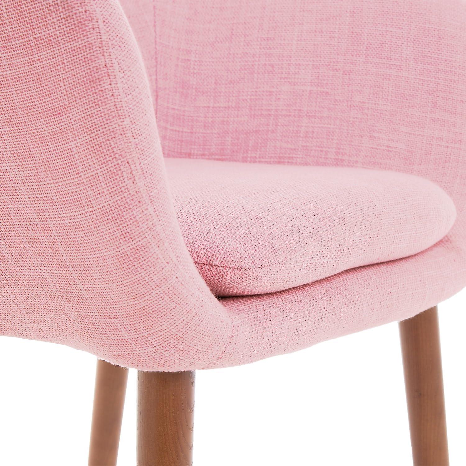 Elle Decor Adore Decor Roux Mid-Century Accent Chair for Home Office or Living Room