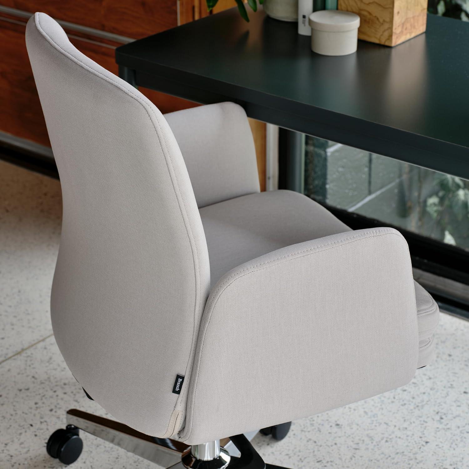 Overcast Fabric Mid Back Swivel Executive Chair