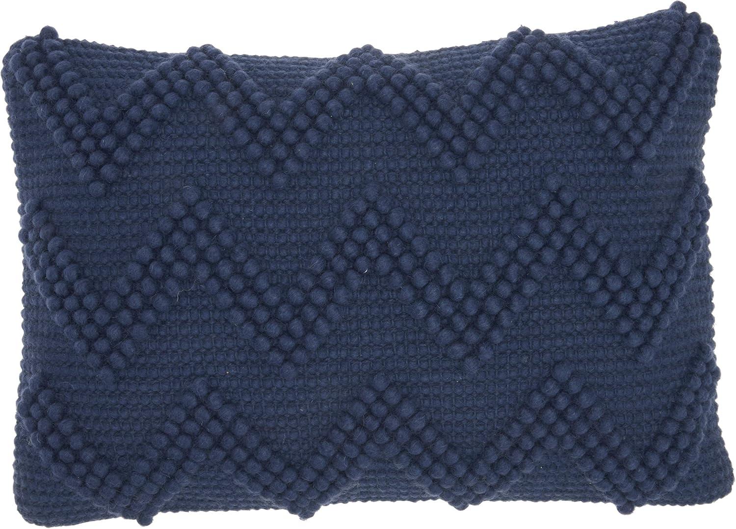 Nourison Life Styles Decorative Throw Pillow, 14" x 20", Navy