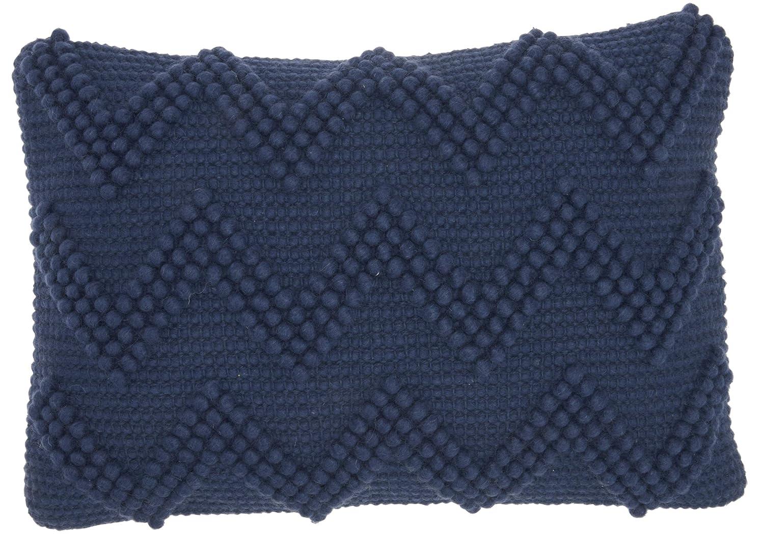 Nourison Life Styles Decorative Throw Pillow, 14" x 20", Navy