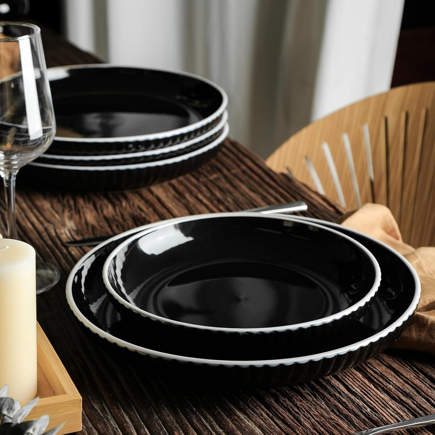 Christian Siriano Lustra 32 Piece Stoneware Dinnerware Set - Service for 8 (Set of 32)