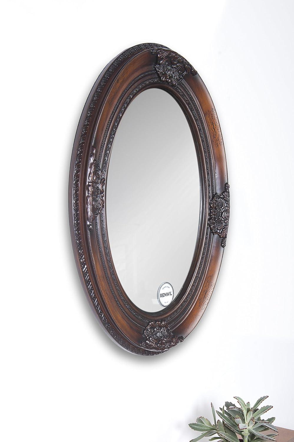 Renwil Cherry Chelseas Mirror in Cherry Wood