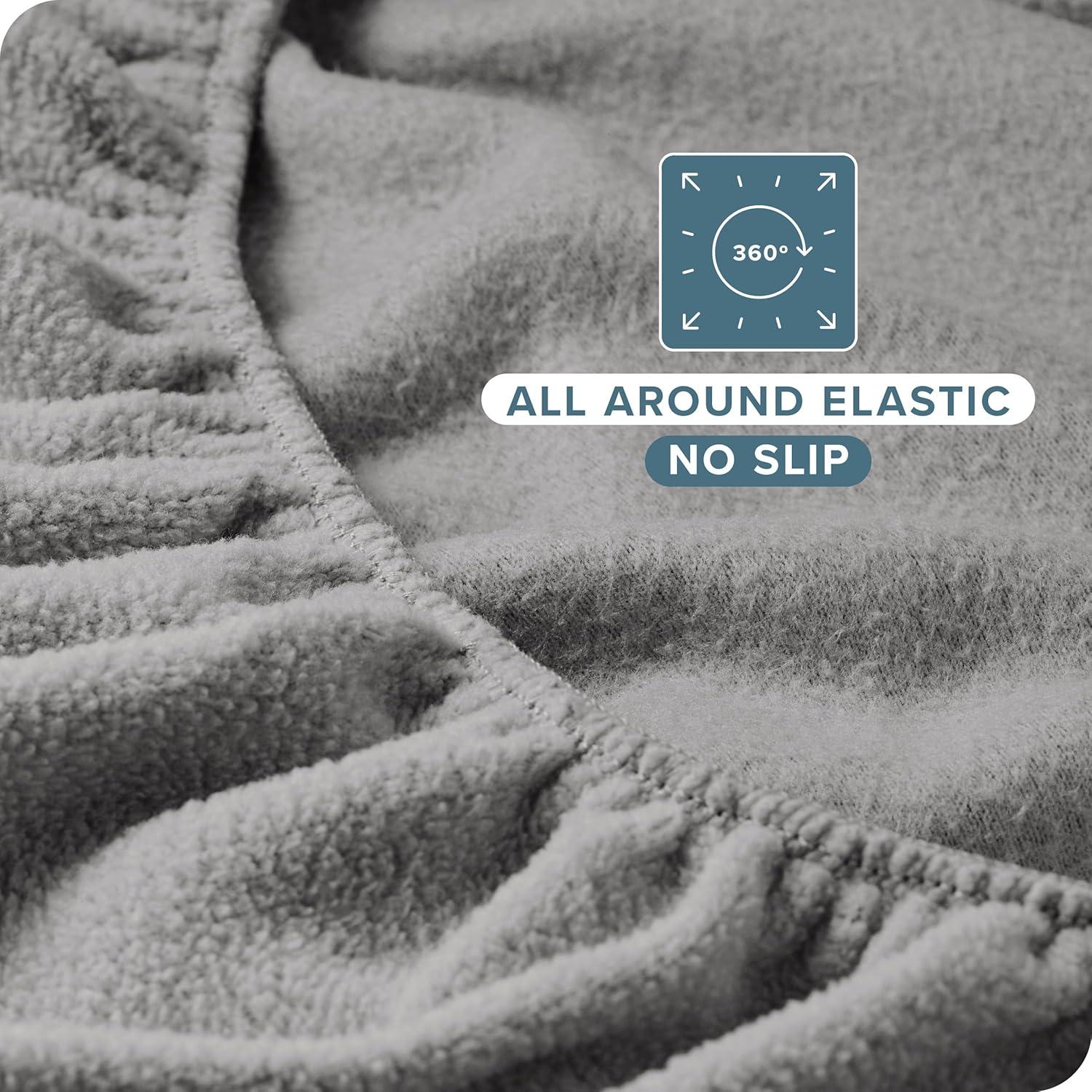 Bare Home Micro Fleece Super Soft Fitted Sheet