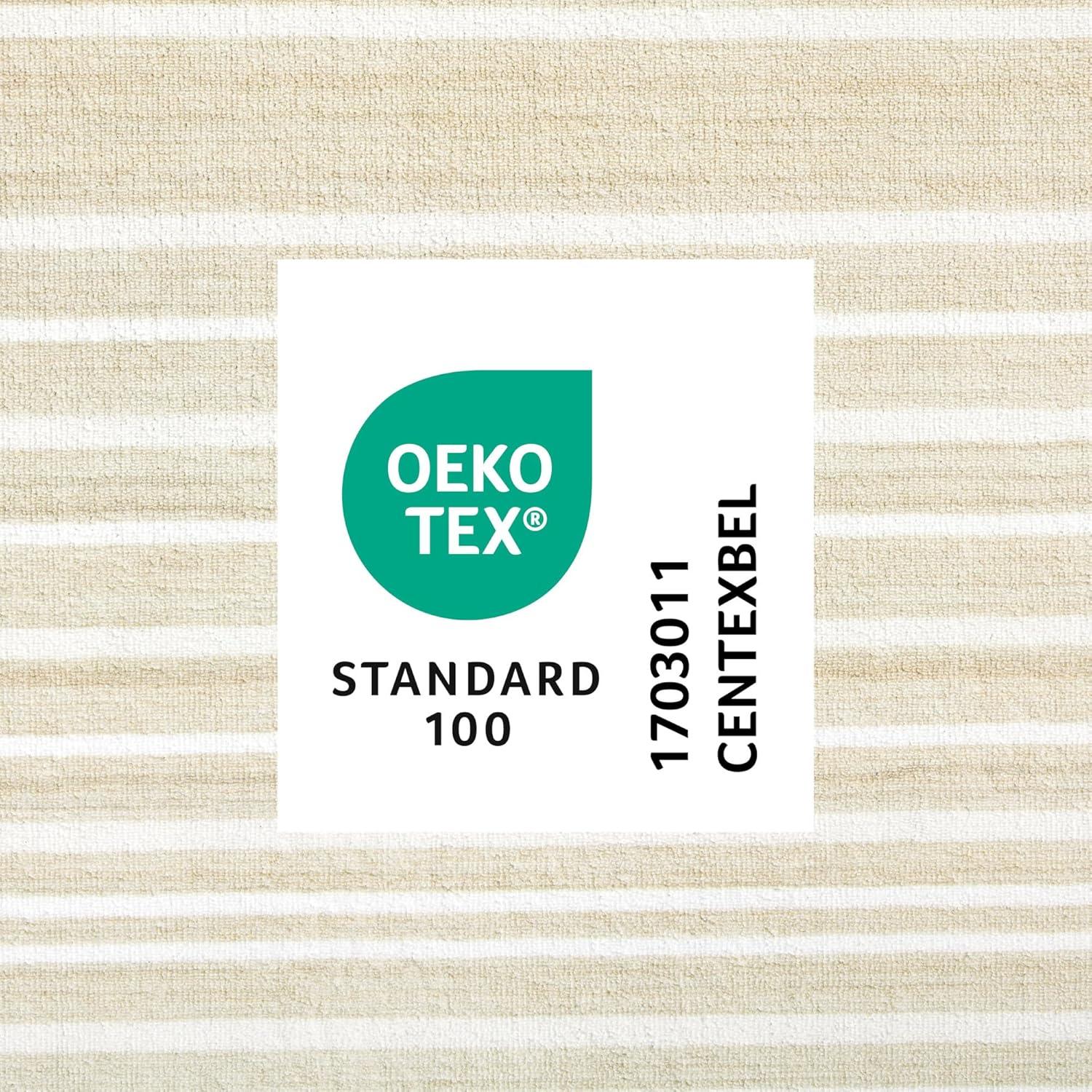 Town & Country Basic Layne Everwash Non-Slip Backing Area Rug Cream/Beige