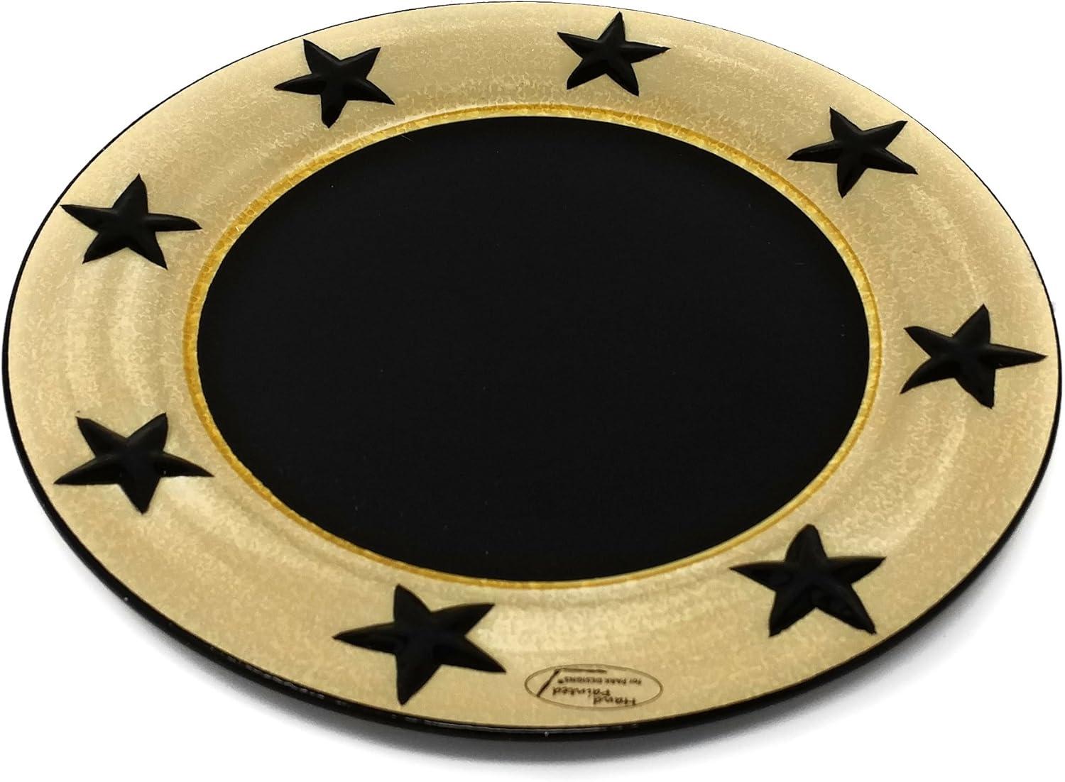 Park Designs Juego de 4 Platos Llanos de Vid Estrellado