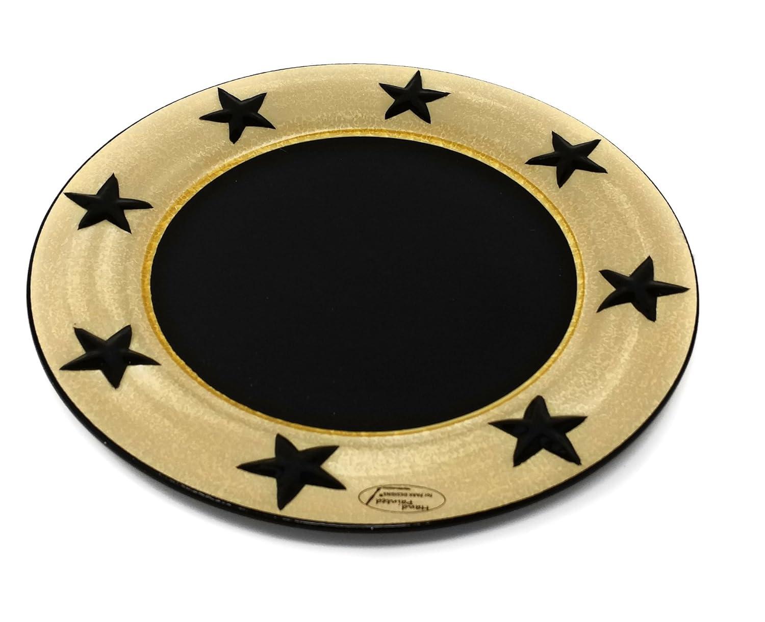 Park Designs Juego de 4 Platos Llanos de Vid Estrellado