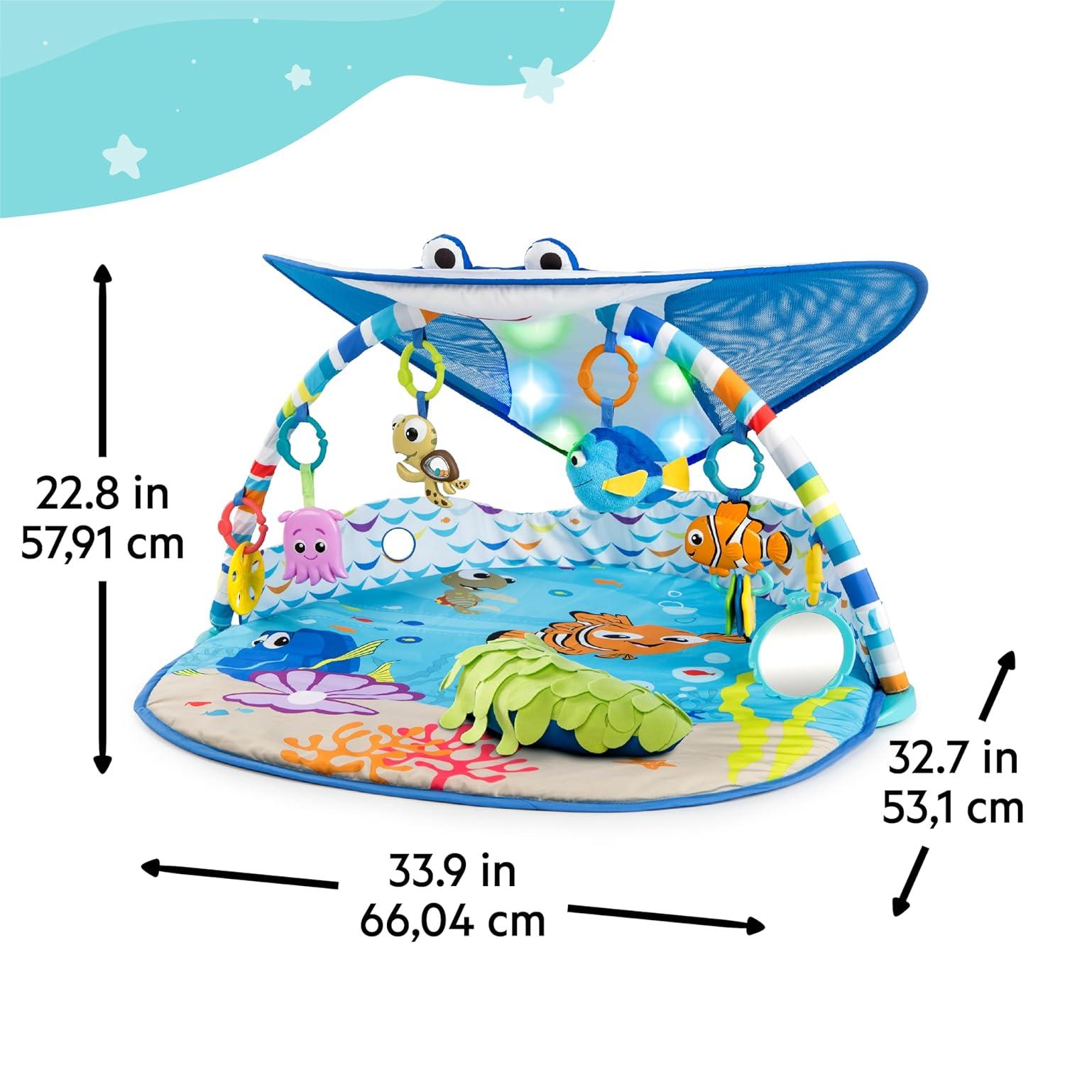 Disney Baby Finding Nemo Mr. Ray Ocean Lights & Music Activity Play Gym