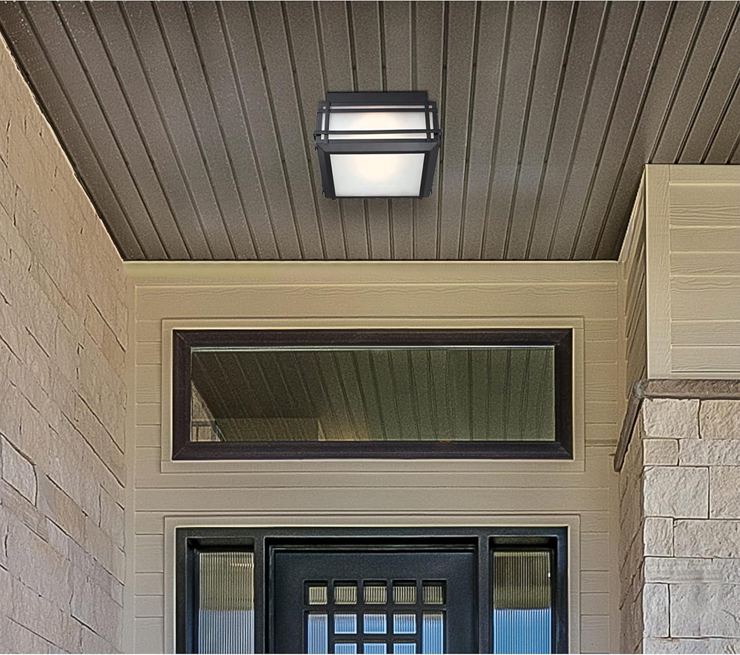 2 - Bulb Outdoor Flush Mount