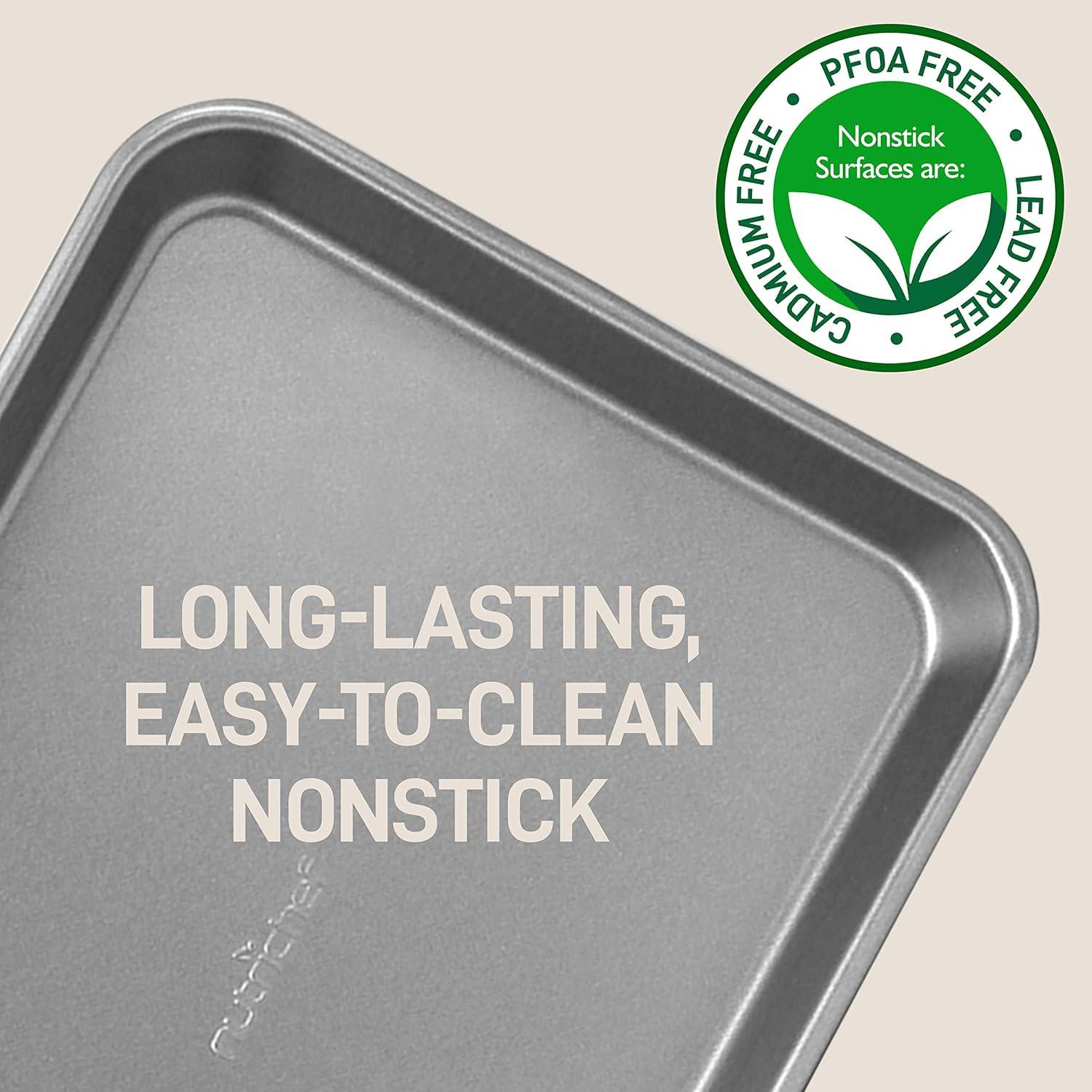 NutriChef NutriChef Non-Stick Steel 2 Piece Baking Sheet Set