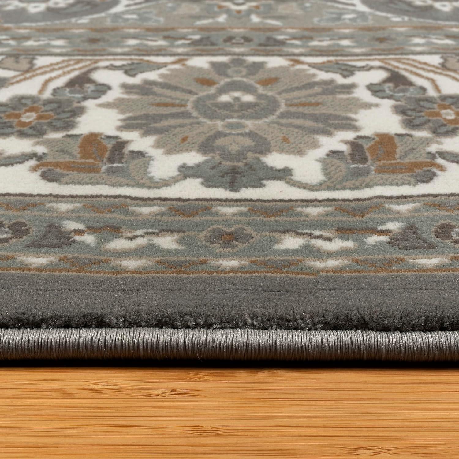 Gertmenian Majestic Vernon Traditional Oriental Floral Wide Border Area Rug