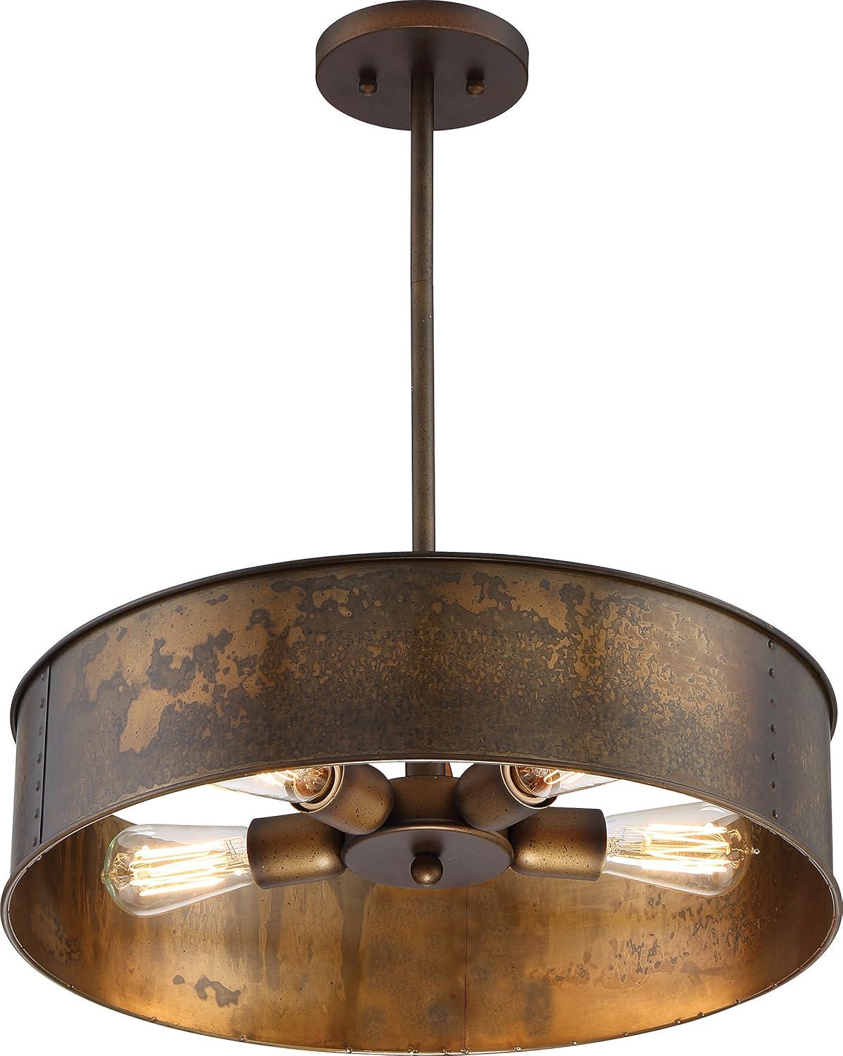 Nuvo 60-5894 - Kettle Pendant; Antiqued Copper Finish