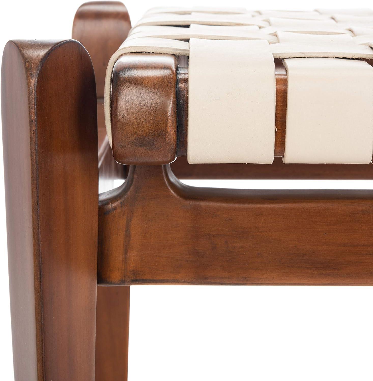 Kenan Genuine Leather Bench